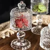 Light Luxury Relief Glass Jar Delicious Afternoon Tea Snacks Cups Household Cute Candy Jar Creative Desktop Storage Ornament 3