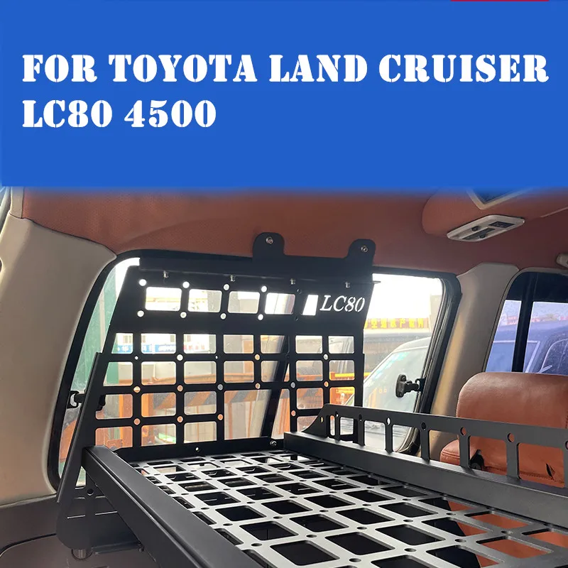 

Для Toyota Land Cruiser LC80 4500 багажник стеллаж для хранения Модифицированная подвесная сетчатая занавеска из алюминиевого сплава Многослойные детали для хранения