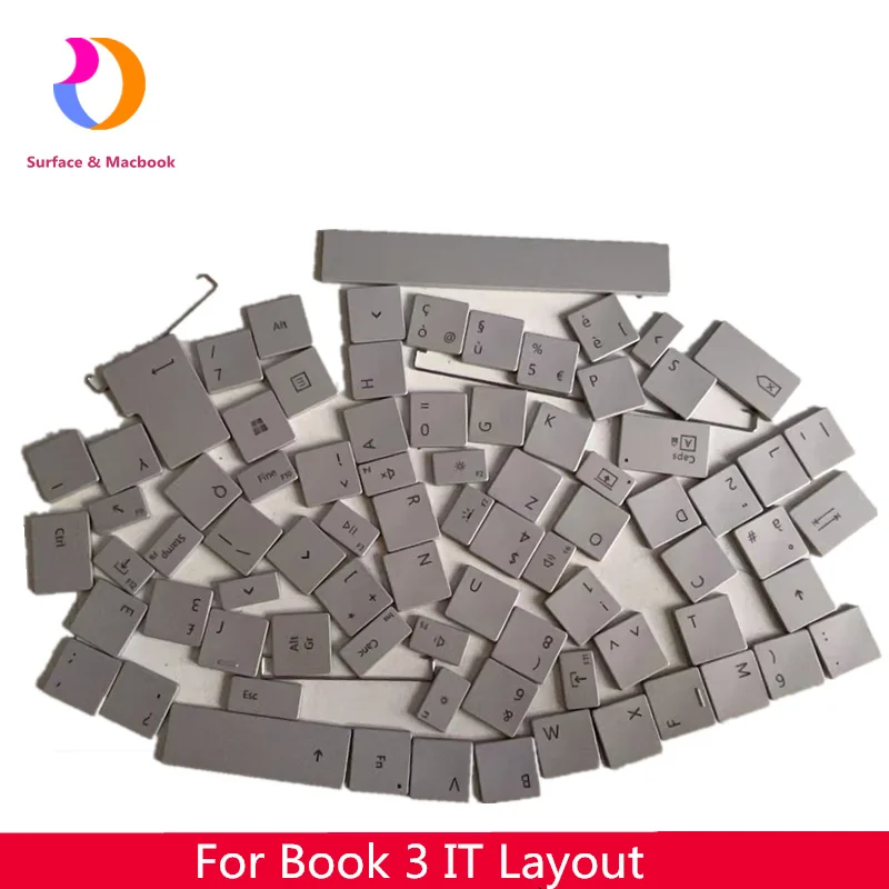 Keycap For Microsoft Surface Book 3 1908 1907 1909 1900 Key Cup IT Italian 13.5 15inch