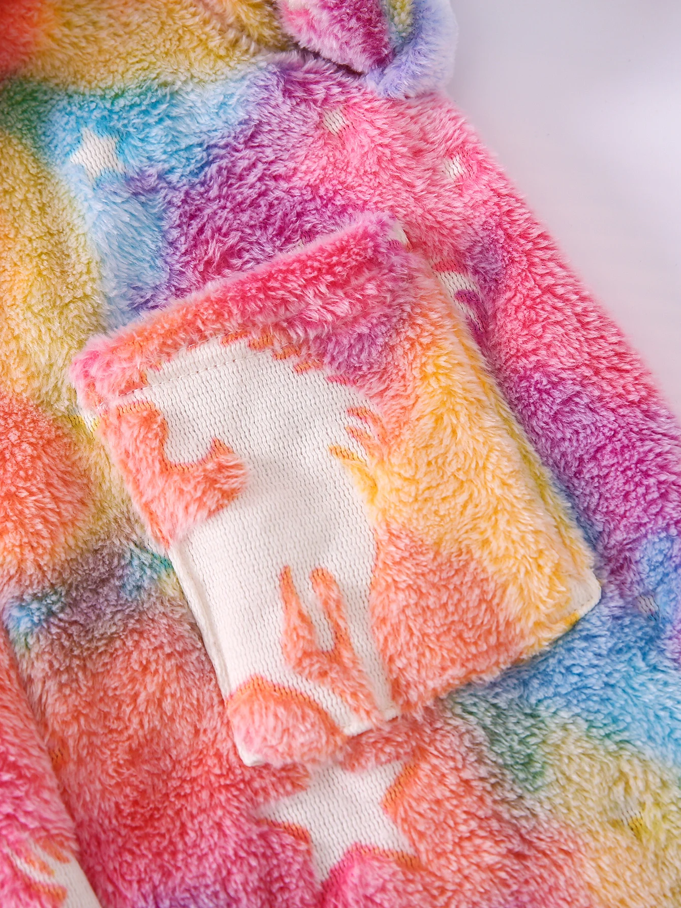 Winter Children's Flannel Bathrobe High-Density Fabric Luminous Cute Printed Pattern
