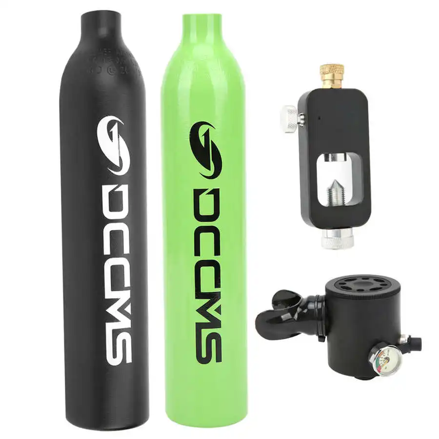 500ML Scuba Diving Cylinder Mini Oxygen Tank Set Respirator Air Tank