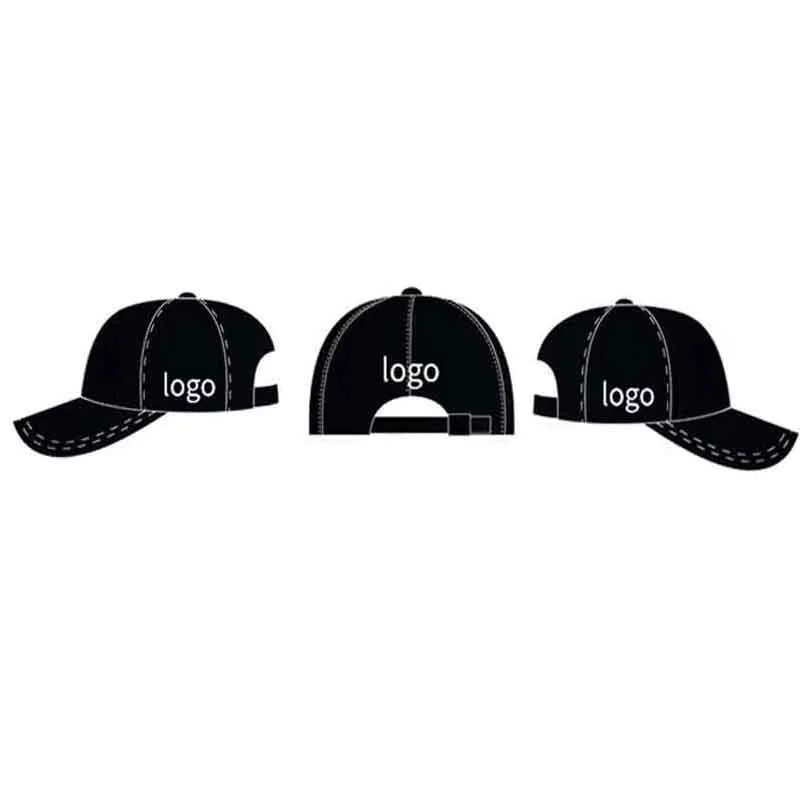 Customized Logo Contrast Color Embroidered Baseball Hat Snapback Caps with Name Customized Hats Korean Style Couple Hat 6
