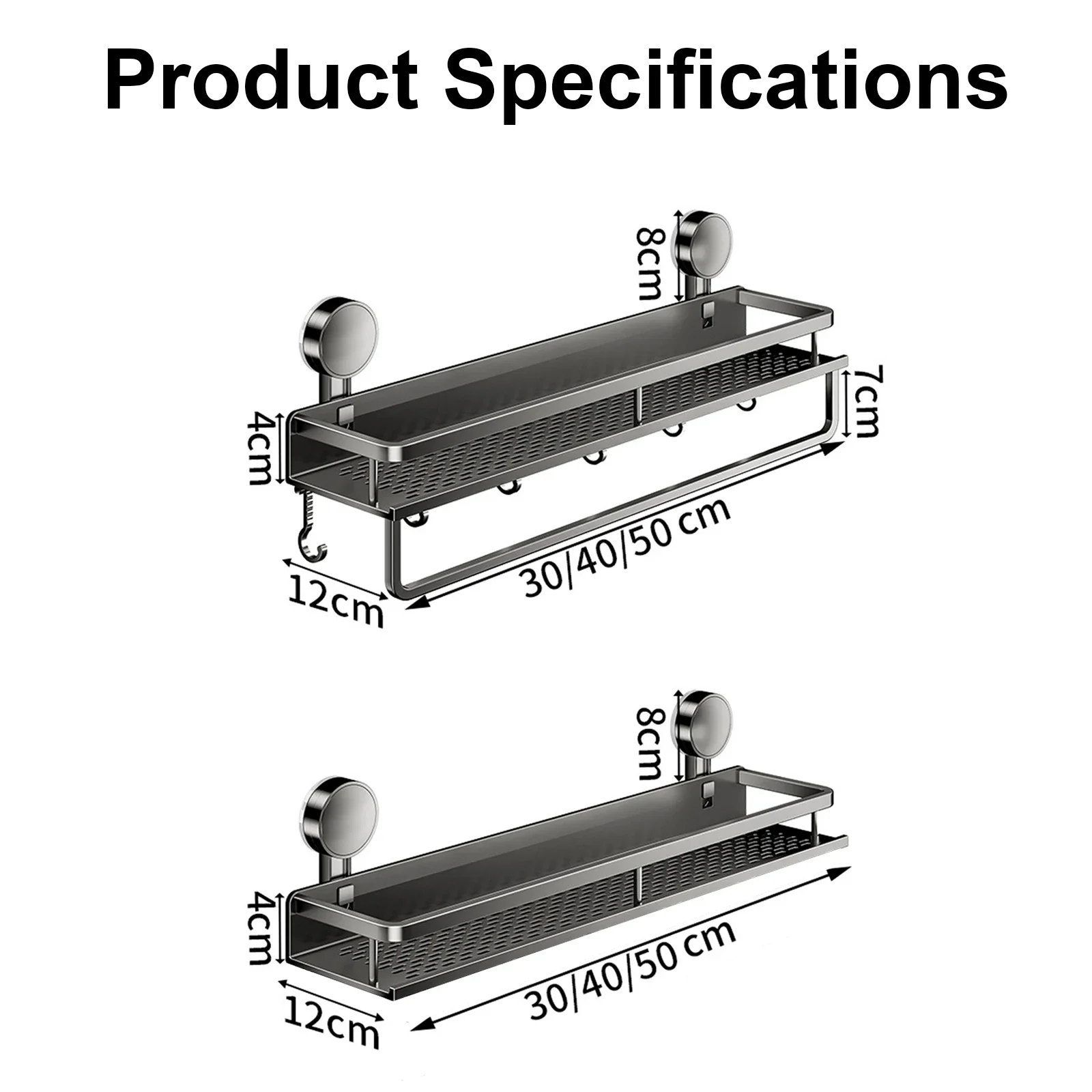 Étagère murale en aluminium 2