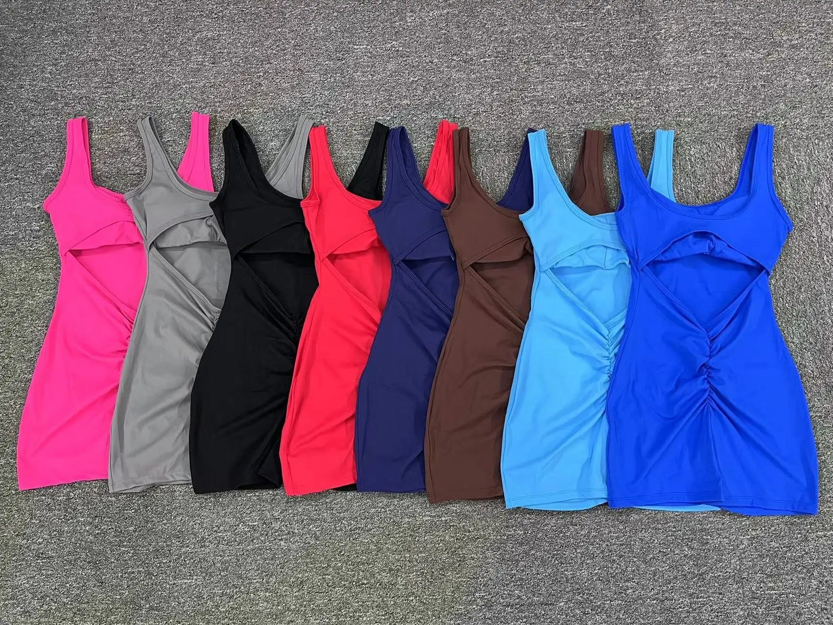 Gym Female Short Jumpsuit Yoga Fitness Overalls Sexy Bodysuit One Pieces Workout Clothes for Women Backless Sportswear Blue Body