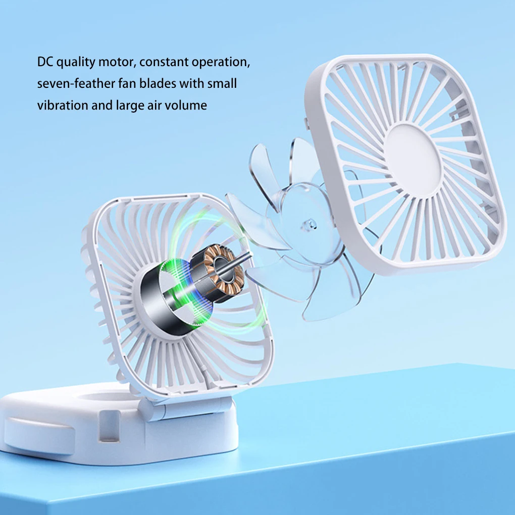 Fan Hanging Neck Foldable Small Electric Fan Portable Handheld Creative Student Dormitory Sports USB Outdoor Mini Fan