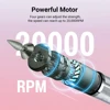 Electric Nail File Nail Set with 4 Speeds Cuticle Trimmer USB Portable Manicure Pedicure Tools With 5 Replaceable Head 4