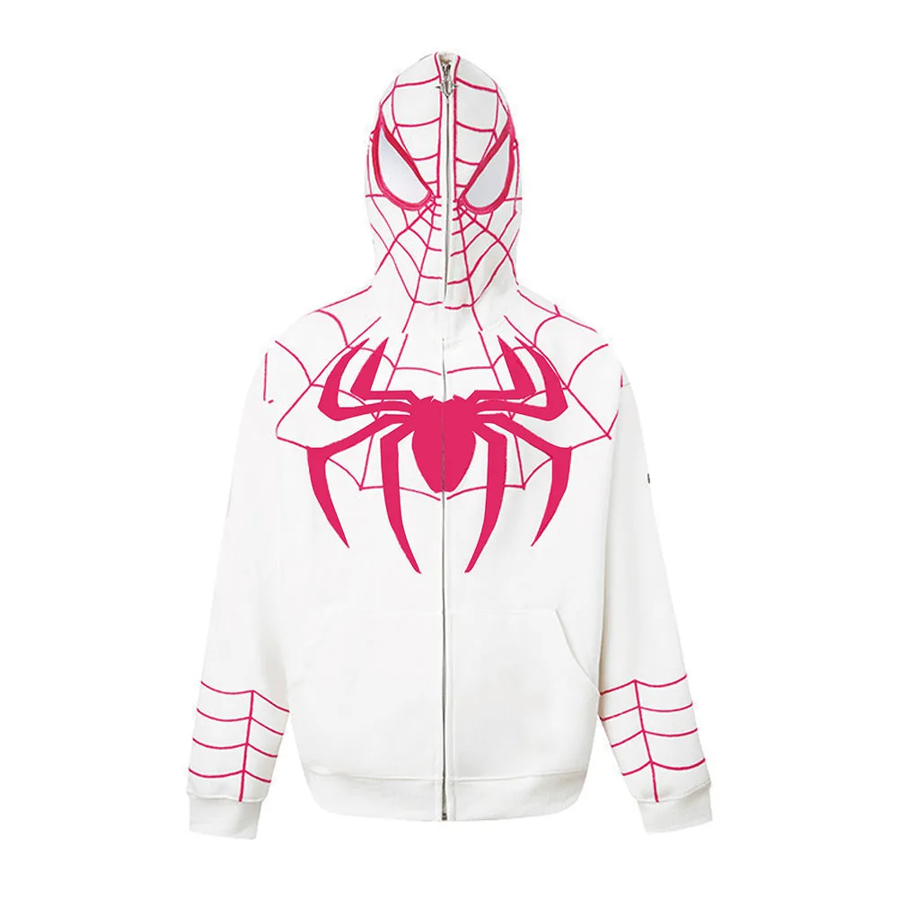 thumbnail image 1 of Sudadera con capucha de Spiderman para hombre y mujer, abrigo con estampado DigItal 3D, cremallera completa, Hip Hop, Y2K, Cosplay, 1 of 3
