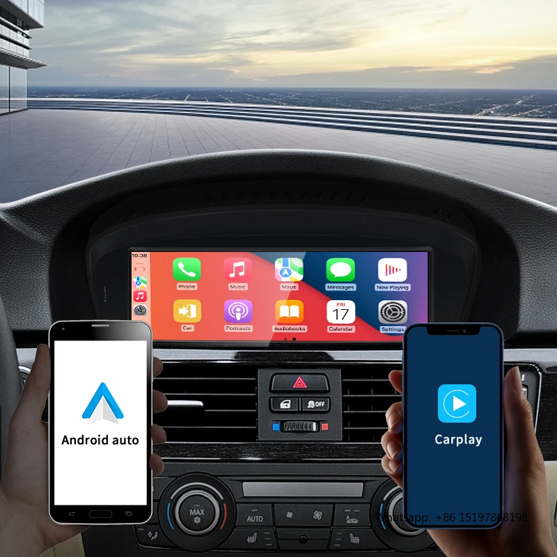 2024 신형 ID6 ID7 ID8 안드로이드 오토 카플레이 BMW 3/5 시리즈 E60 E61 E90 E91 CCC CIC 차량용 비디오 플레이어 멀티미디어 스크린 GPS
