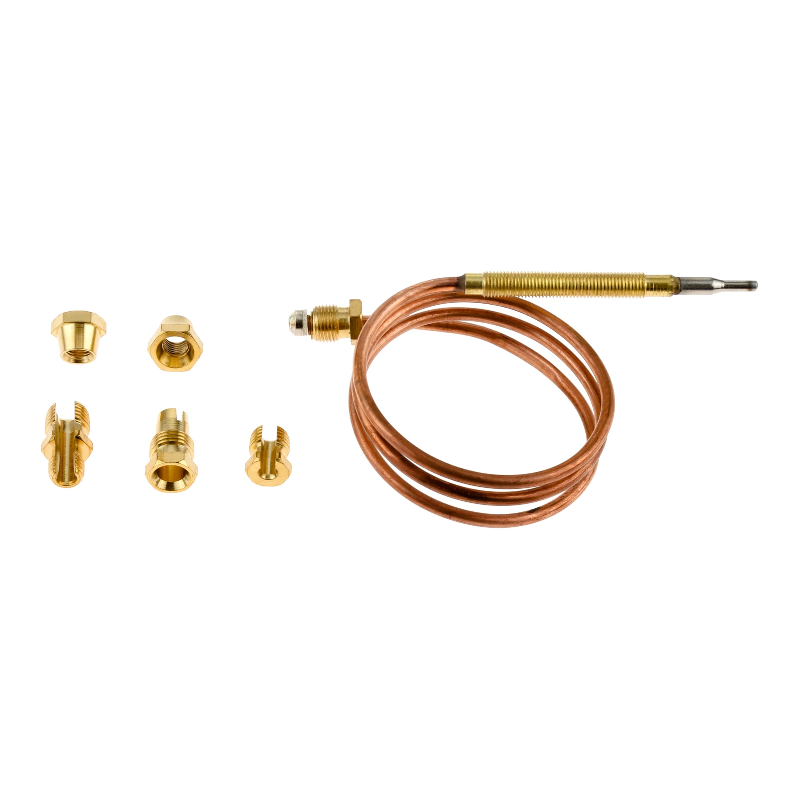 60/90/150cm Gas Thermocouple Thermo Couple Valve for Hot Water Boiler with 5 Fixed Parts Gas Appliances for Ovens Cooking