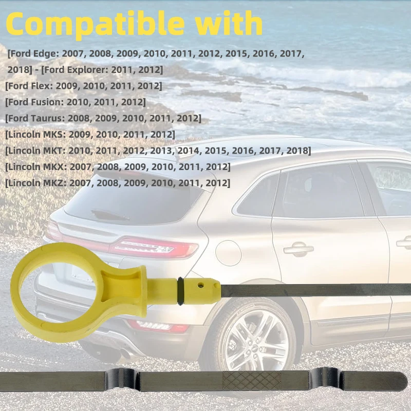 Engine Oil Dipstick Compatible with Select Ford / Lincoln Models Ford Edge 2007- 1pcs Taurus 2008-2012