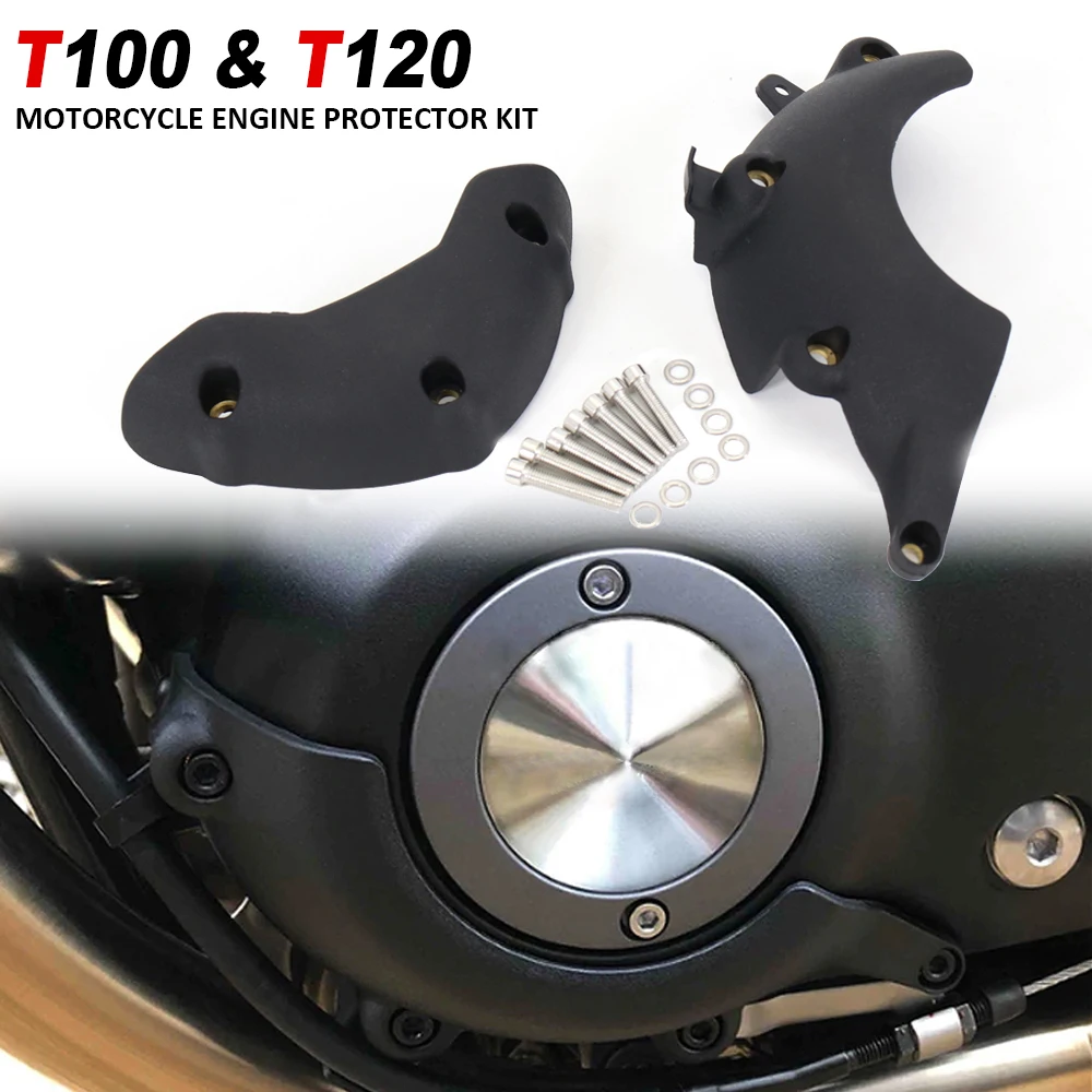 

Motorcycle Parts For Bonneville T100 / T120 Thruxton 1200 / RS Street Twin / Scrambler Engine Protector Slider Crash Protection