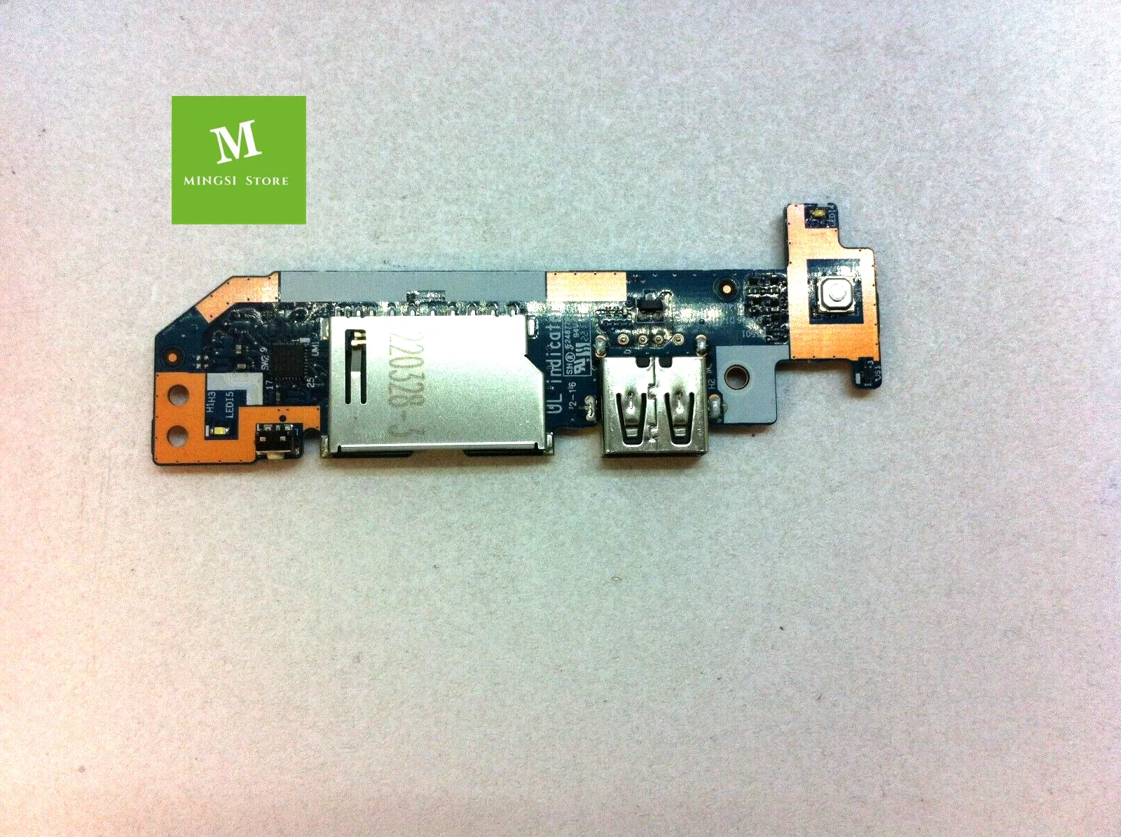 Originale Per Lenovo Ideapad 3 15 Iau7 Laptop 82Rk Usb Sd Card Erader Power Button Board Muslimate Ns-E342