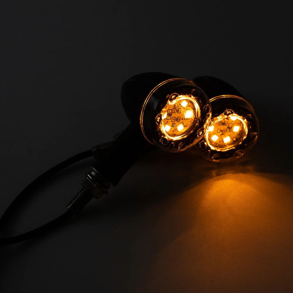 8Mm Moto Mini Led Indicatore Di Direzione Bullet Moto Lampeggiante Clignotant Moto Led 12V Misura Per Kawasaki Suzuki Yamaha