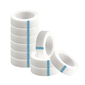 10 Pack Eyelash Tape White Paper Fabric Tape for Eyelash Extension Supply 1