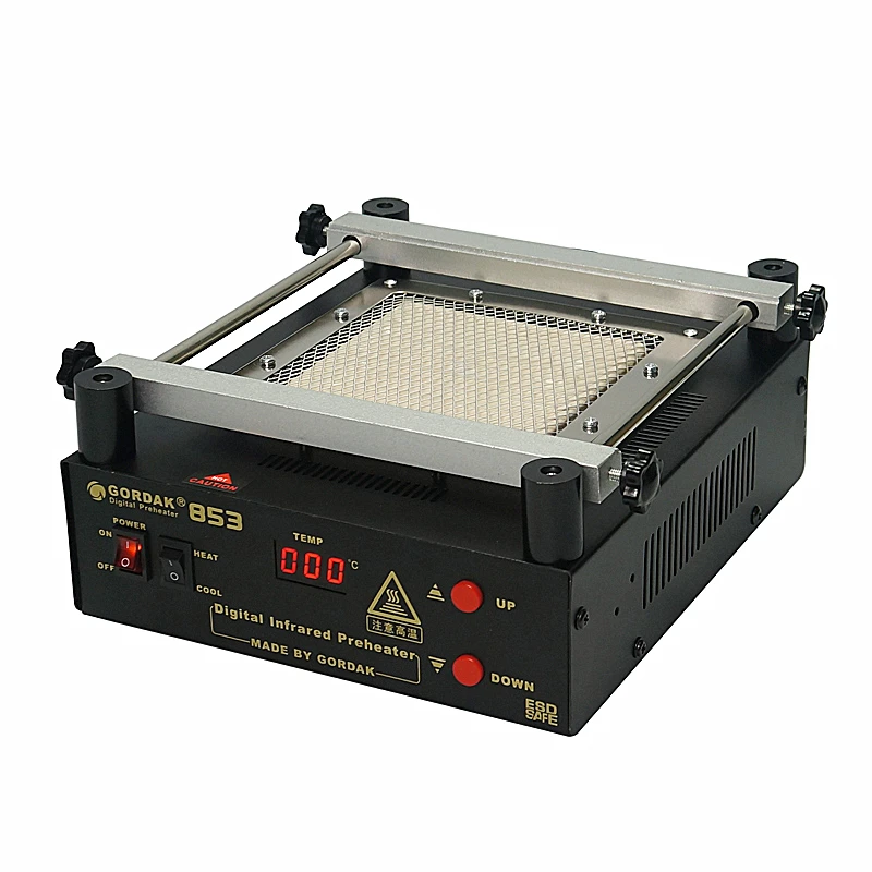 IR Pre-heater Station GORDAK 853 Lead Free Pre-heating Station 230V 605W 120*120mm Heating Size For BGA Repairing Good Quality