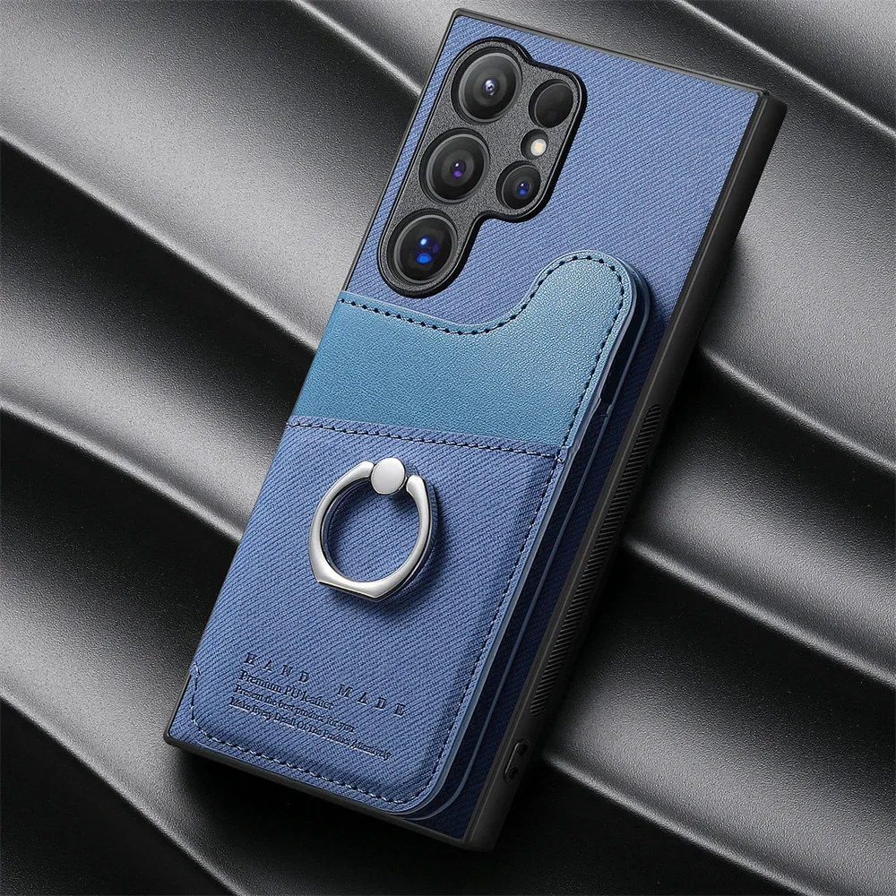 RFID-Blocking Magnetic Phone Case Wallet with Card Holder Cover