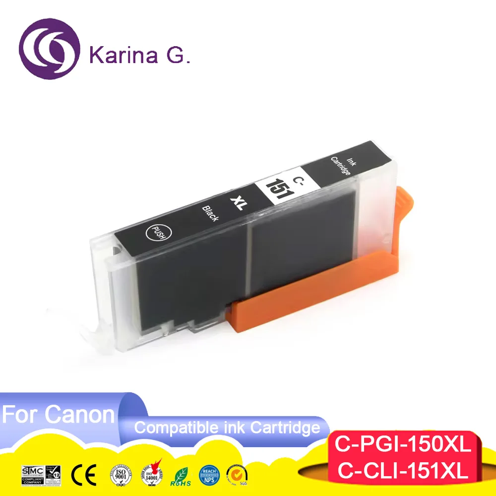 PGI 150 PGI-150 PGI150 PGI 150XL CLI 151 CLI-151 Compatible InkJet Ink Cartridge
