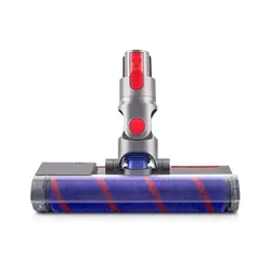 Premium Soft Roller Brush Head for Cordless Vacuum Cleaners - Hardwood Floor Attachment (Light Grey)