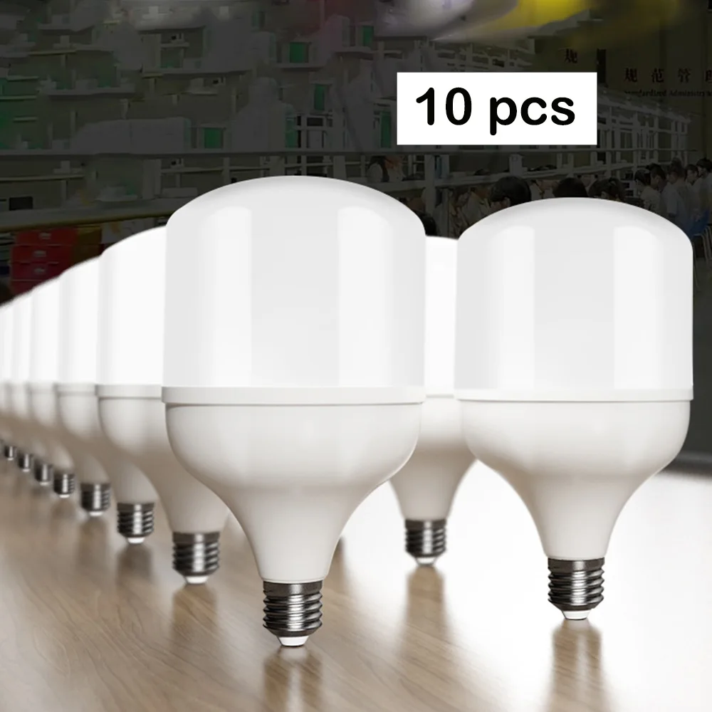 

10pcs/lot E27 220V no strobe light E27 Led Bulb 40w Led Lamp ball Light Bulbs Led Lighting For Kitchen Living Room High lumen