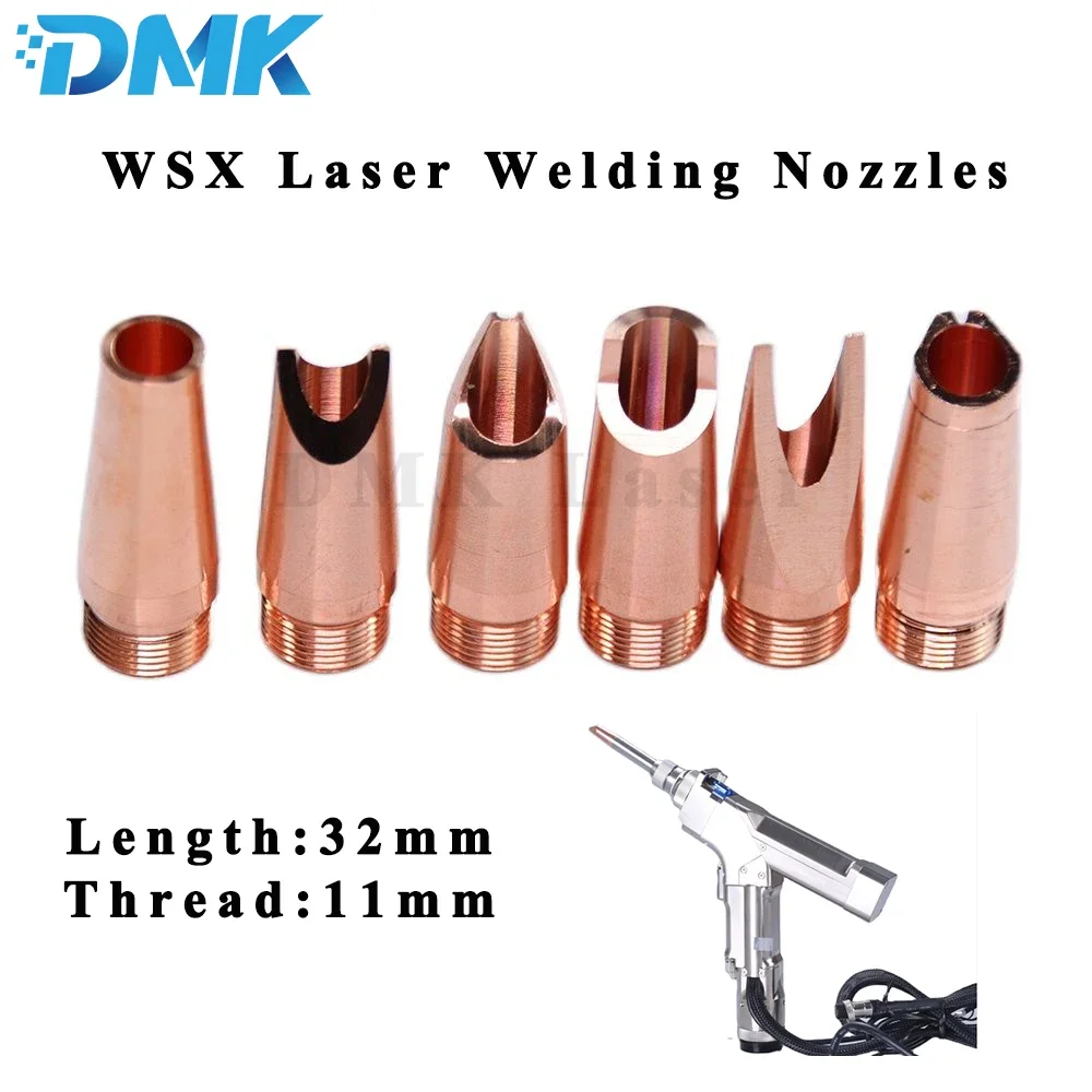 

WSX Laser Welding Nozzle For Handheld Welding Gun M11 Length 32mm For WSX/HRLaser FIber Laser Welding Machine ND18