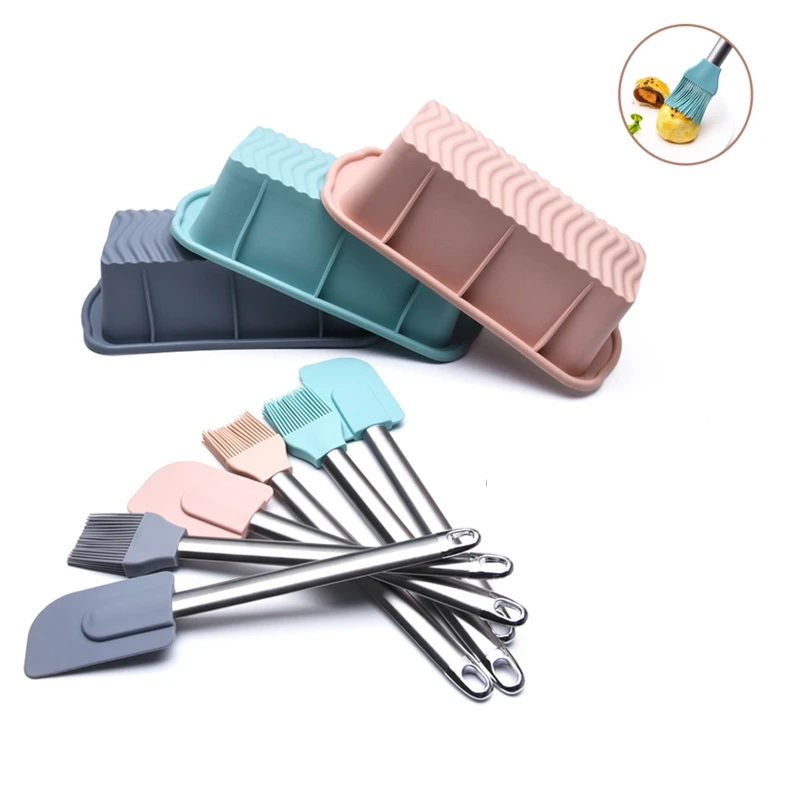 

8 PCS Silicone Cooking Tools Set Spatula Shovel Gift for Cooking Lover Durable T21C