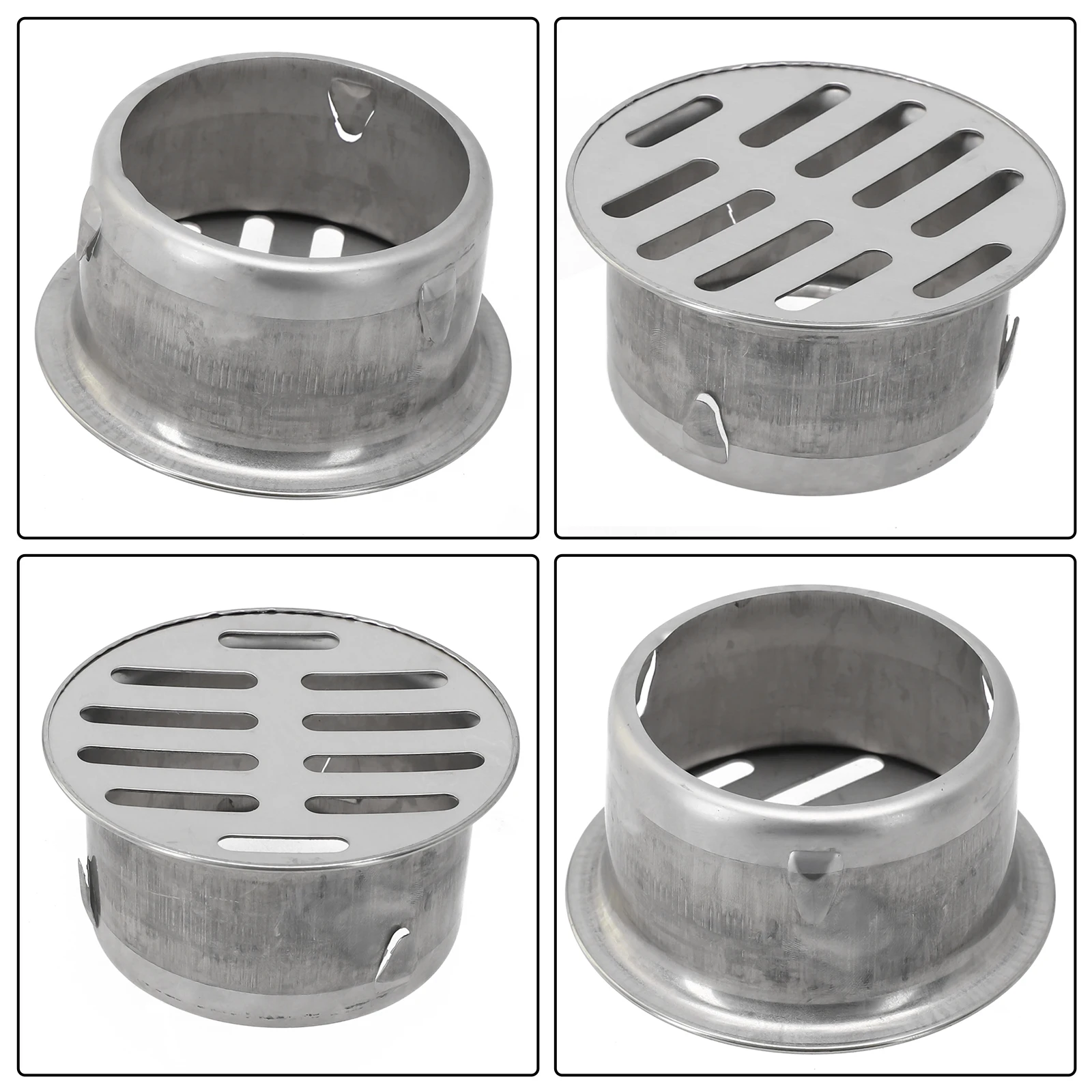 Outdoor Balcony Floor Drain Stainless Steel Drainage Roof Round Floor Drain Cover Rain Pipe Cap For Garden floor drain