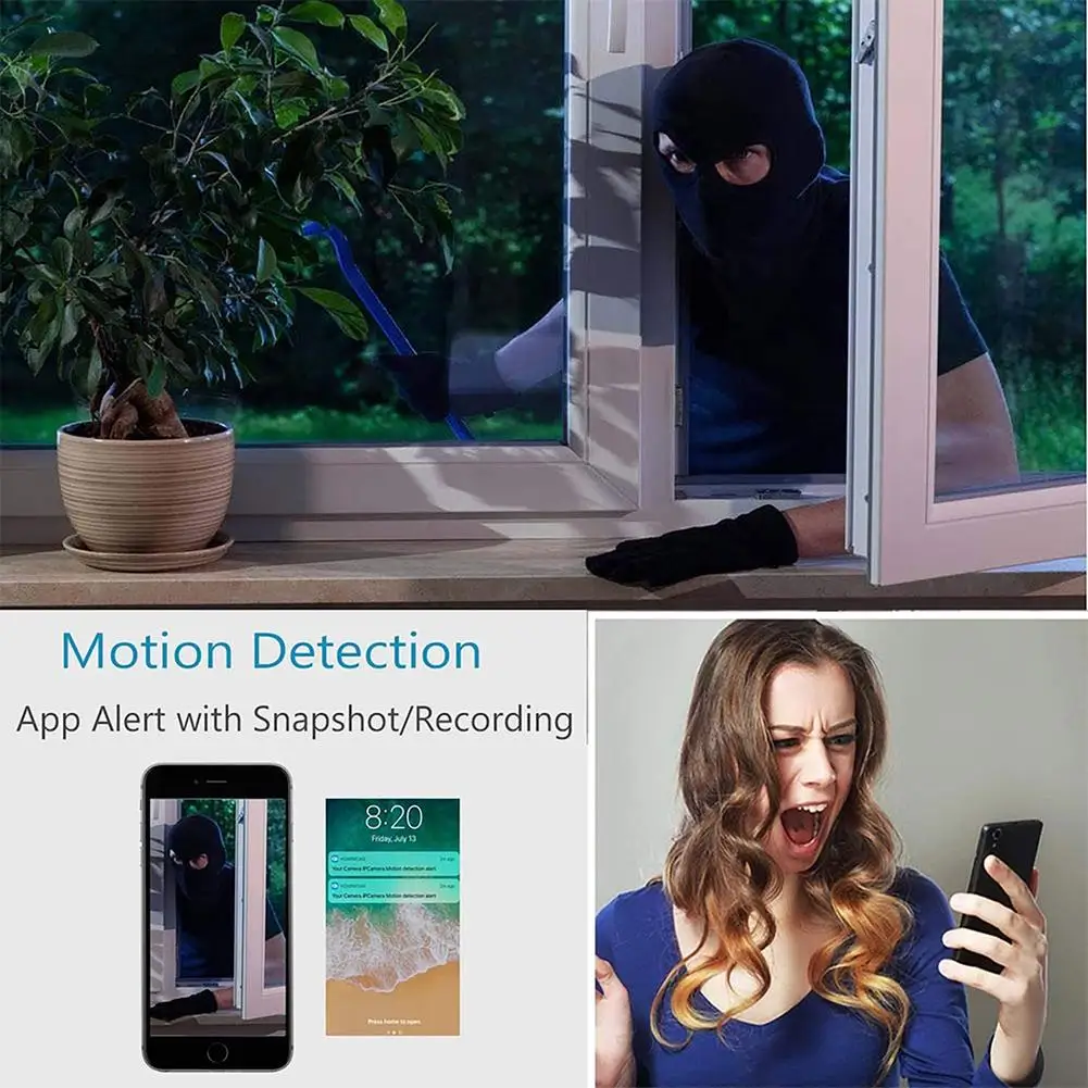 app alert | motion detection | spy camera for homes