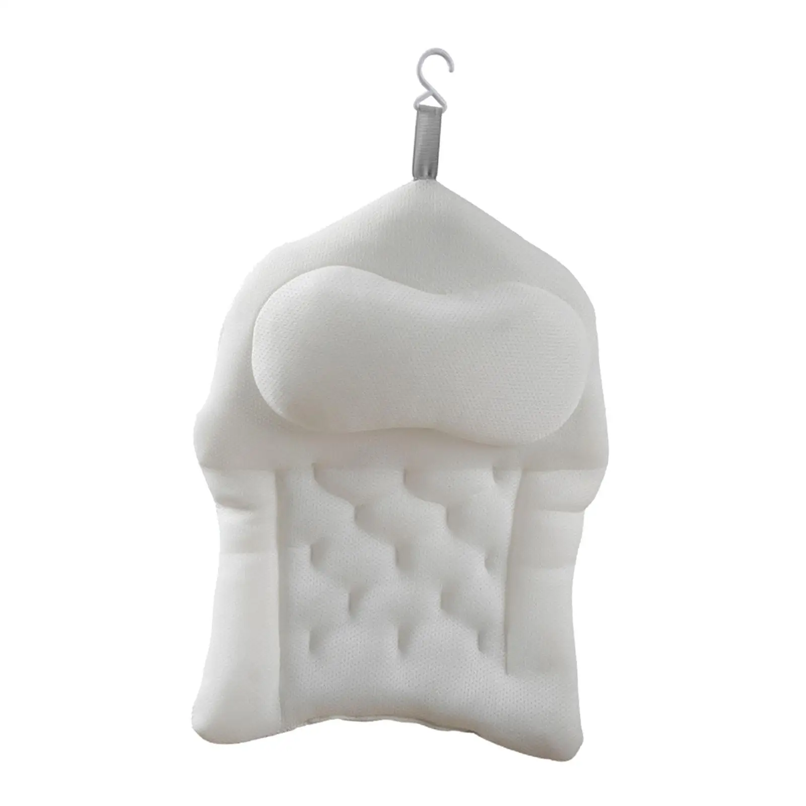 Bath Pillow Soft Thickened Lightweight Bathtub Pillow Strong Suction Cups for Bathroom Bathtub SPA Household Soaking Tub