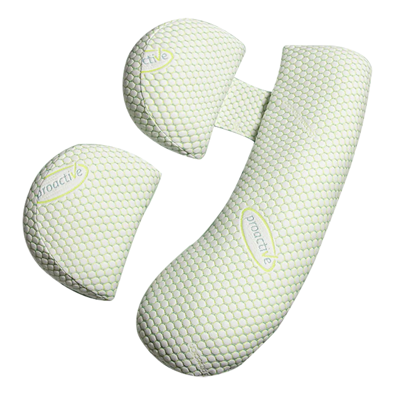 Pregnancy Pillow Pregnant women's Portable Side Sleeping Pillow with Detachable and Washable Adjustable Jacket Supporting Buttocks Back