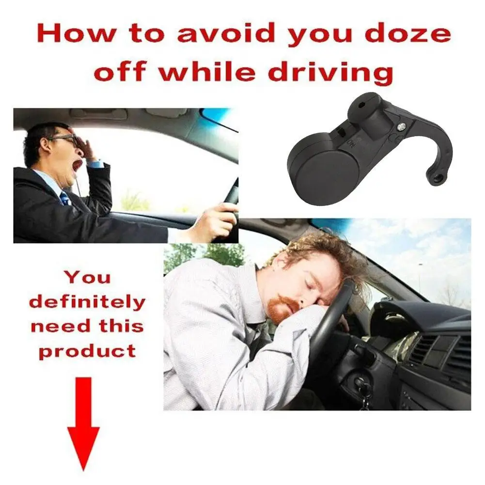 

2Pcs Car driver driving anti-drowsiness reminder long-distance driving fatigue reminder anti-drowsiness alarm safety driving