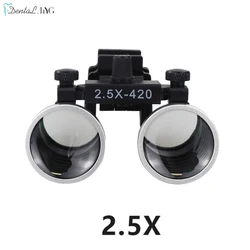 Advanced Dental Loupes Accessories with Coated Optical Lenses and Clip - on Magnifying Glass (2.5x)