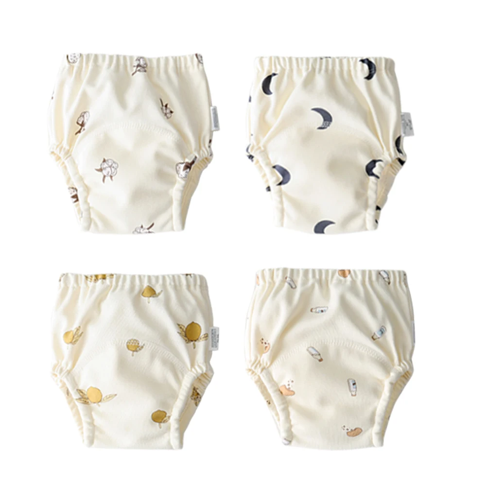 

2022 New Baby Reusable Diapers 6 Layer Waterproof Reusable Cotton Diapers Breathable Training Shorts Underwear Cloth Pants Nappy