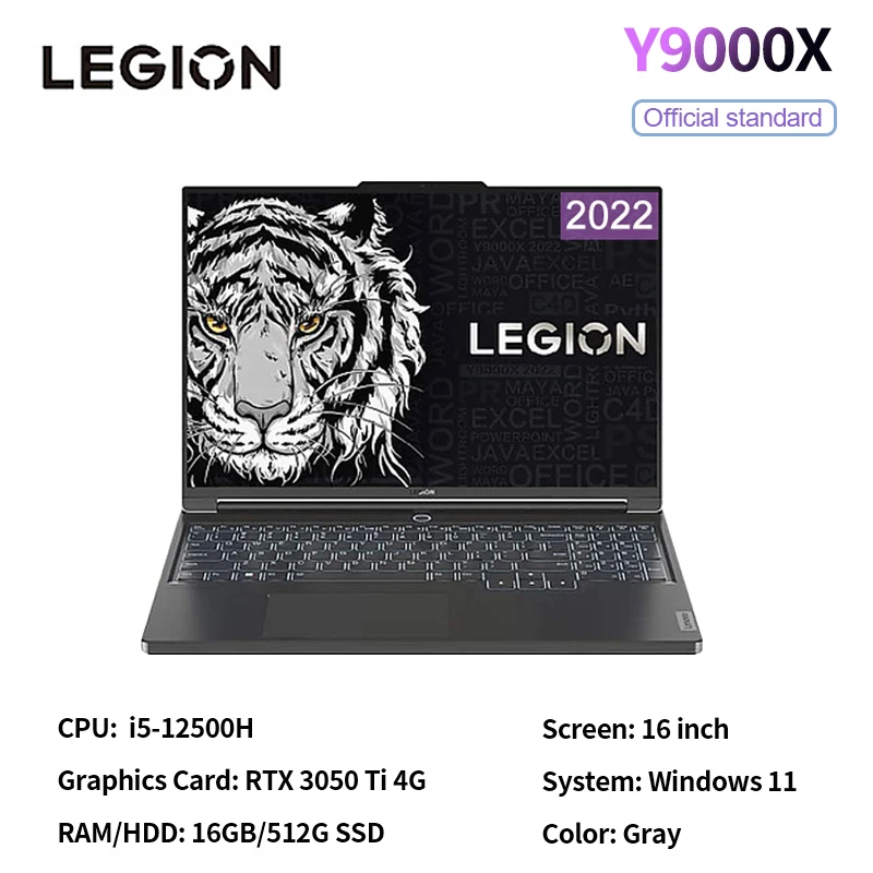 その他ノートPC本体 Legion Y9000X2022 i5-12500H RTX3060 Lenovo LEGION Y9000X Gaming Laptop 16 inches 2.5K Intel i5
