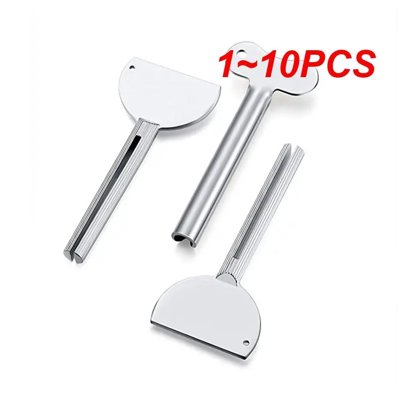 

1~10PCS Tube Toothpaste Squeezer Wrenches Roller Dispenser Toothpaste Wringer Tool Metal Hair Dye Color Key Bathroom Accessories