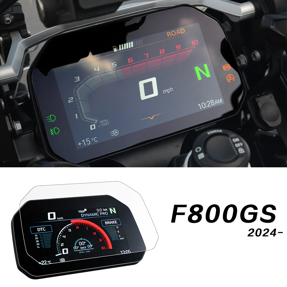 

Для BMW F800GS 2024 аксессуары для подключения к мотоциклу протектор экрана приборной панели пленка для приборной панели F 800 GS F800GS запчасти