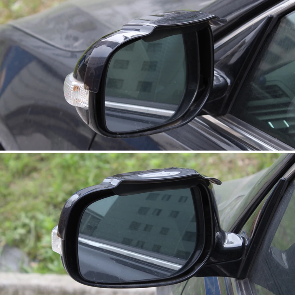 Air Drying Style Universal Car Rear View Mirror Rain Cover Sun Visor Eyebrow Side View Mirror Rain Guard Auto Protection 2PCS rearview mirror rain shield rearview mirror rain eyebrow car rearview mirror visor rearview mirror rain guard rearview mirror visor