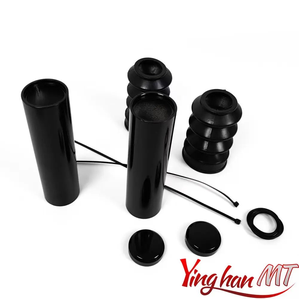 할리 스포스터 XL883 883 다리미 XL883N 슈퍼 로우 2001-2023 프론트 포크 커버, 각반 부츠 어퍼 포크 캡 세트