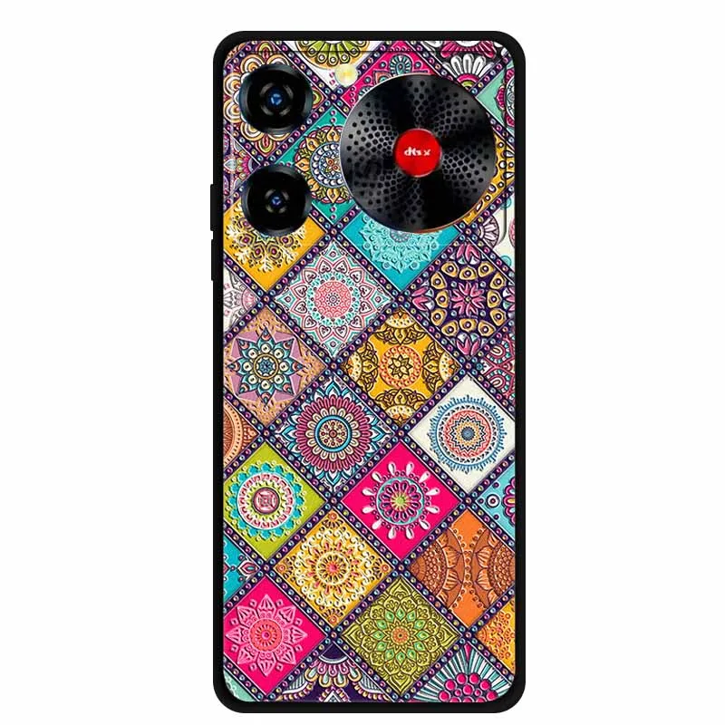Floral 3D Embossed Shockproof Silicone Soft Phone Case – 6.6 Premium Back Cover