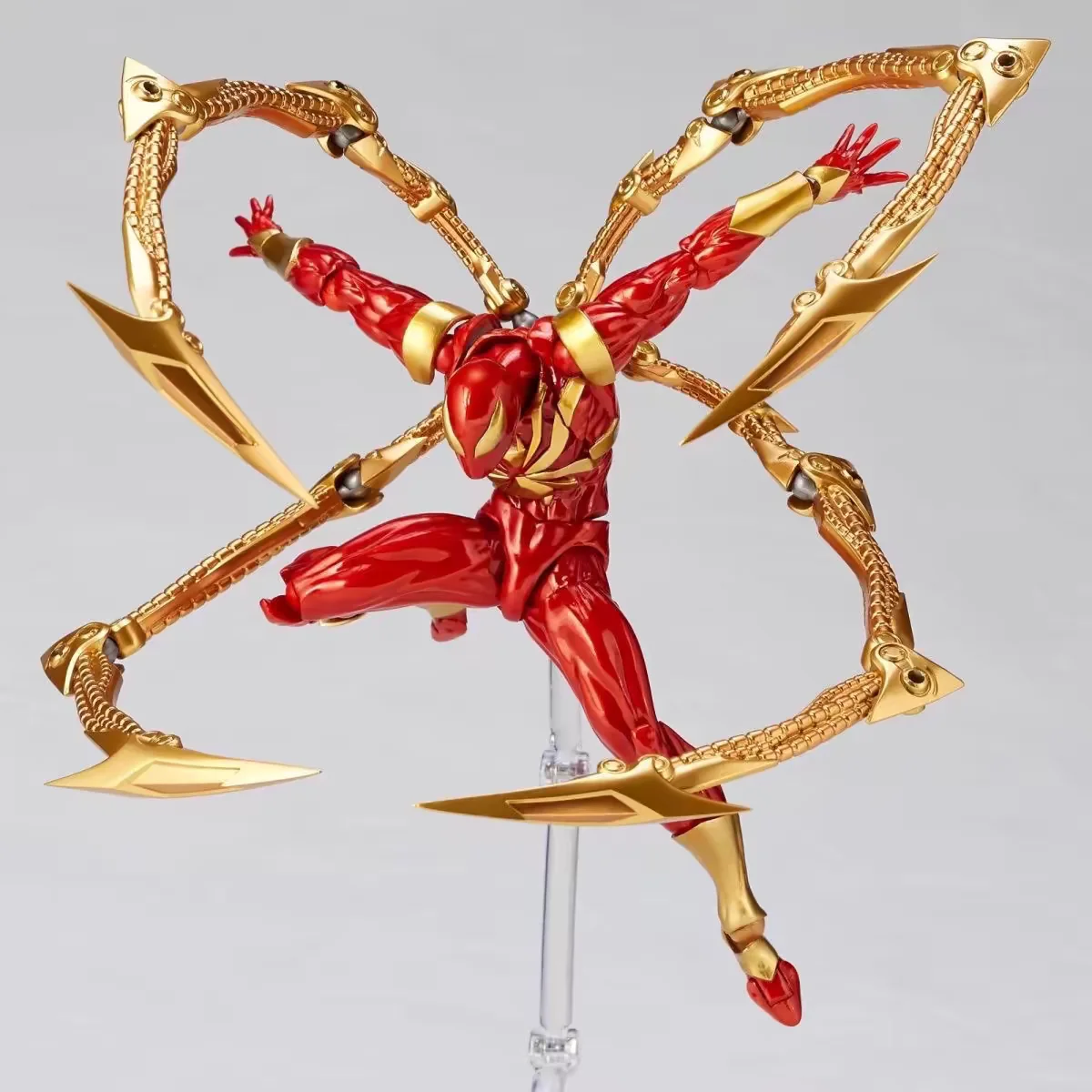 thumbnail image 1 of Figuras de acción de anime de Marvel Spiderman de 18 cm, modelo Spider-man, Capitán Ironman, juguetes luminosos para niños, decoración, muñecos, regalos, juguetes, 1 of 5