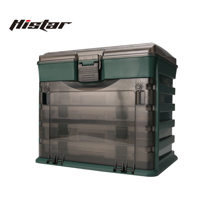 HISTAR Thicken Anti-Pressure High Density Big Capacity Strong Gravity  Portable Multi-Functional Fishing Tackle Box