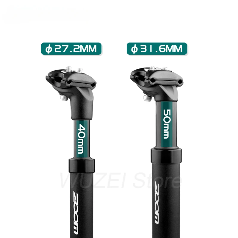 Tige De Selle Hydraulique Amortie Pour Vélo - Diamètres 27.2 à 31.8 Mm - Amortisseur De Chocs