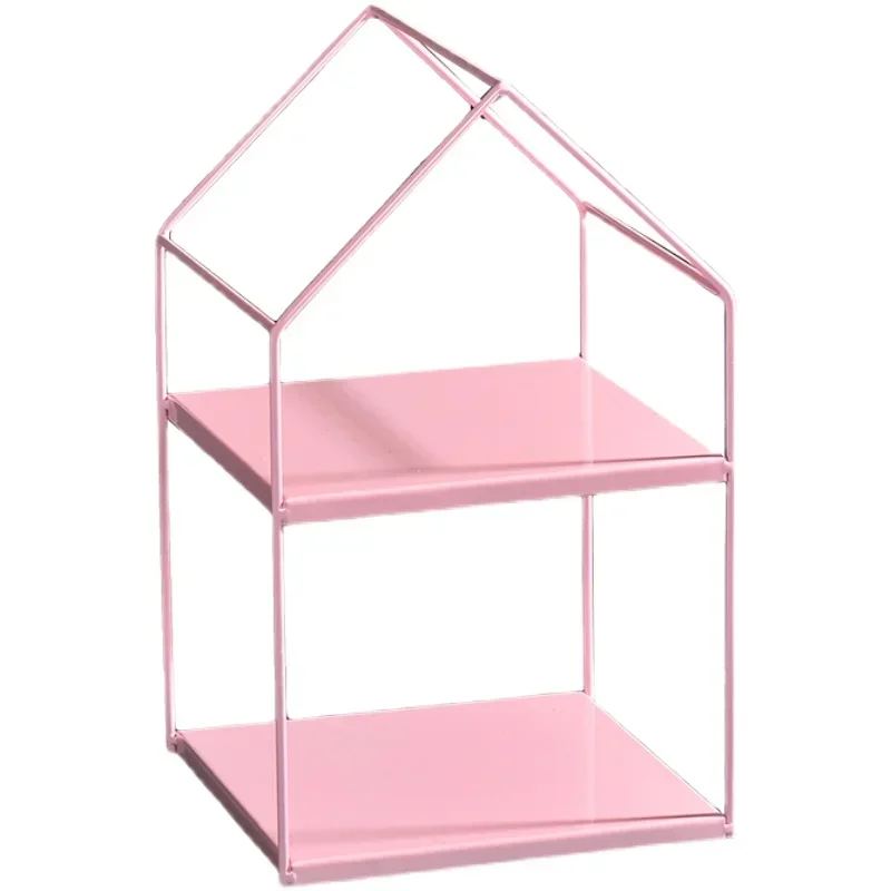 Pink Color Cake Stands Sets for Girl Kids Wedding Birthday Party Cupcake Dessert Cupcake Pastries Plates Bakeware Dinnerware