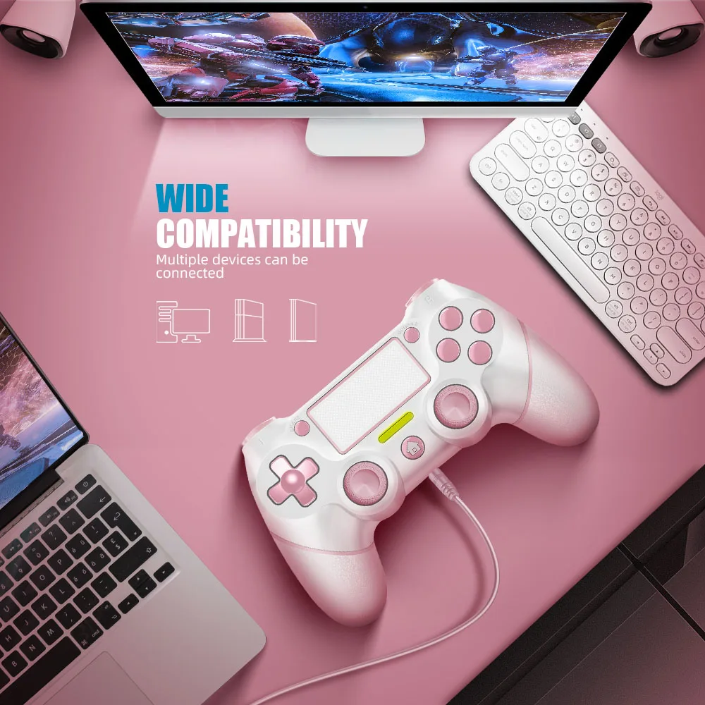 ps4 コントローラー ピンク ・ 赤 Amazon | 【AceGamer】PS4 コントローラー 無線 ワイヤレス4