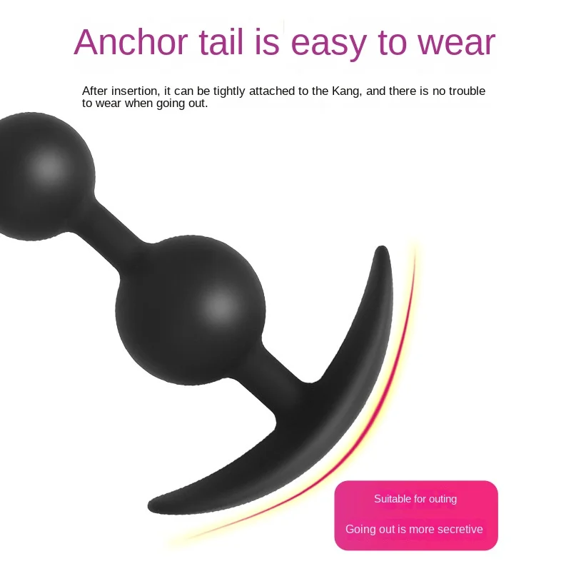Bdsm Silicone gros Plug perles anales Anus Masturbation godemichet Anal érotique Flirt jouets sexuels Massage de la Prostate pour Couple M_voghion.com