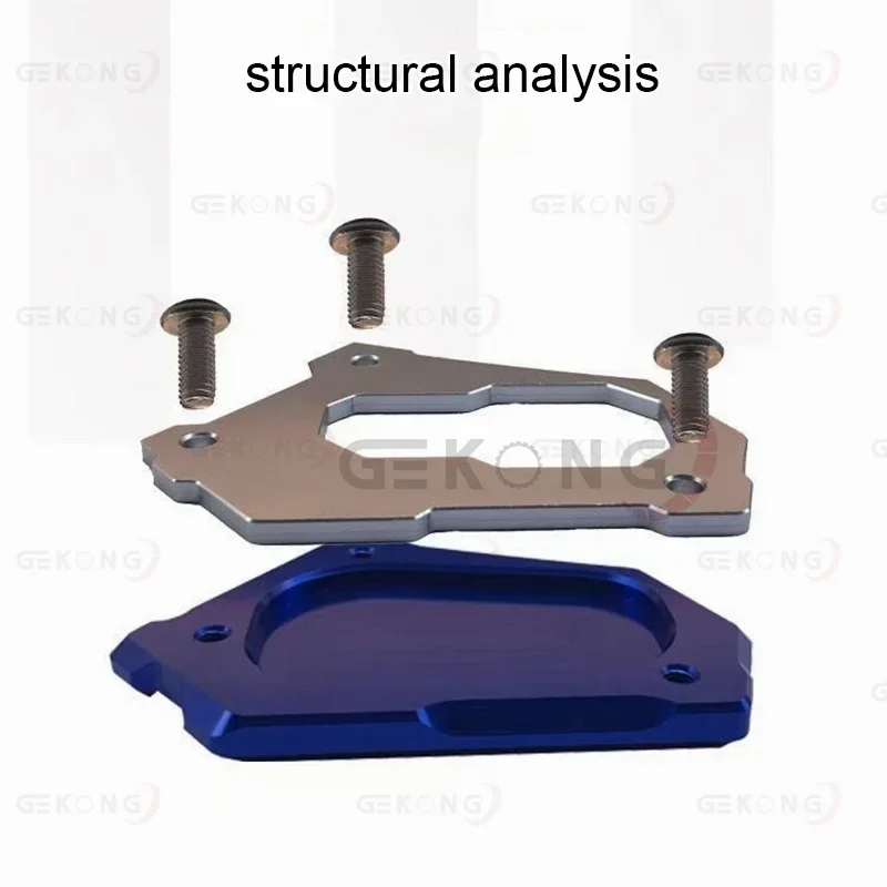Motorcycle CNC Side Kickstand Stand Extension Plate For BMW R1200GS LC K50 R1200GS Adventure LC K51 R 1200 GS Side Stand Enlarge motorcycle kickstand extender motorcycle kickstand