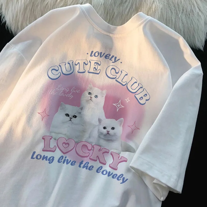 Summer Short Sleeve Women's Cute Sweet Casual T-shirt Japanese Casual Style Short Sleeve T-shirt Young Student Fashion T-shirt 3