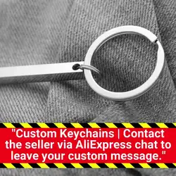 Брелок на ключи с гравировкой, можно нанести надпись на 1/2/3/4 грани