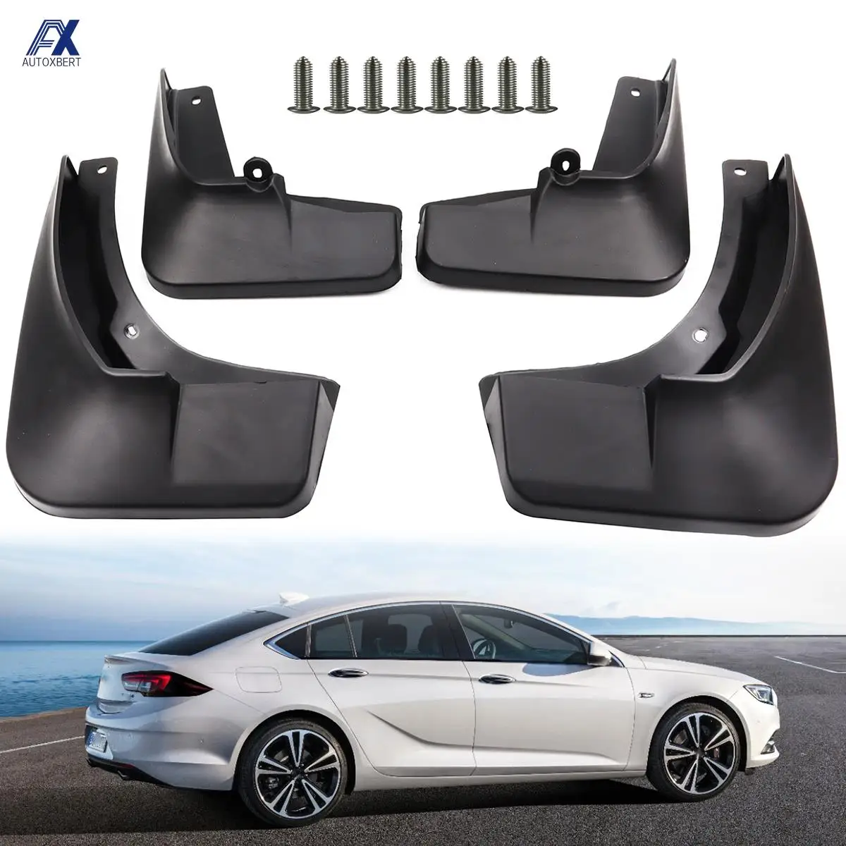 Set Of 4pcs Car Splash Guards Mud Flaps For Opel Vauxhall Insignia B