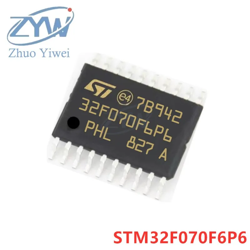 

STM32F070F6P6 TSSOP-20 STM32F STM32F070 STM32F6P 48 МГц 32 КБ телефон чип MCU 32-бит микроконтроллер новый оригинал