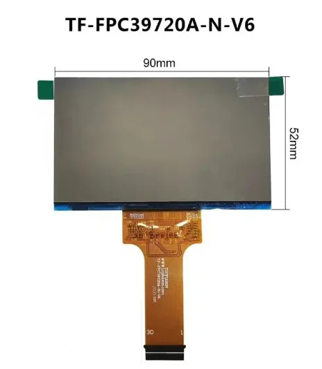 Tela Lcd Tft para Blitzwolf Bw-vp1 Projetor Led Unic Uc68 Tela Fog Faça Você Mesmo Tf-fpc39720a-n-v6 720p Novo 30 Pinos - Imagem 3